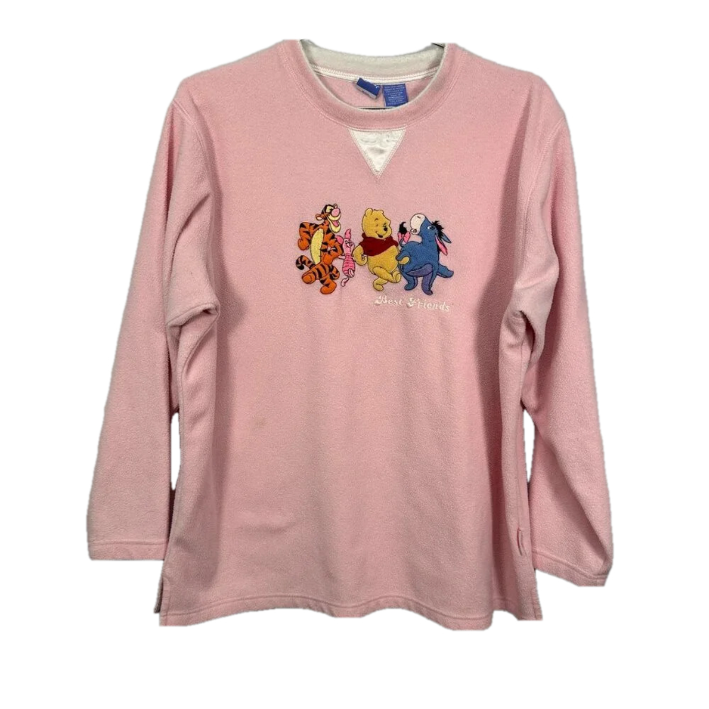 Disney Winnie the‎ Pooh Light Pink Fleece Sweater 18W